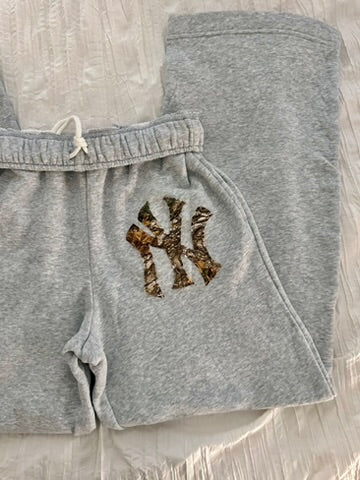 Grey Camo NY Sweatpants