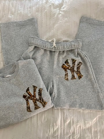 Grey Camo NY Sweat Set
