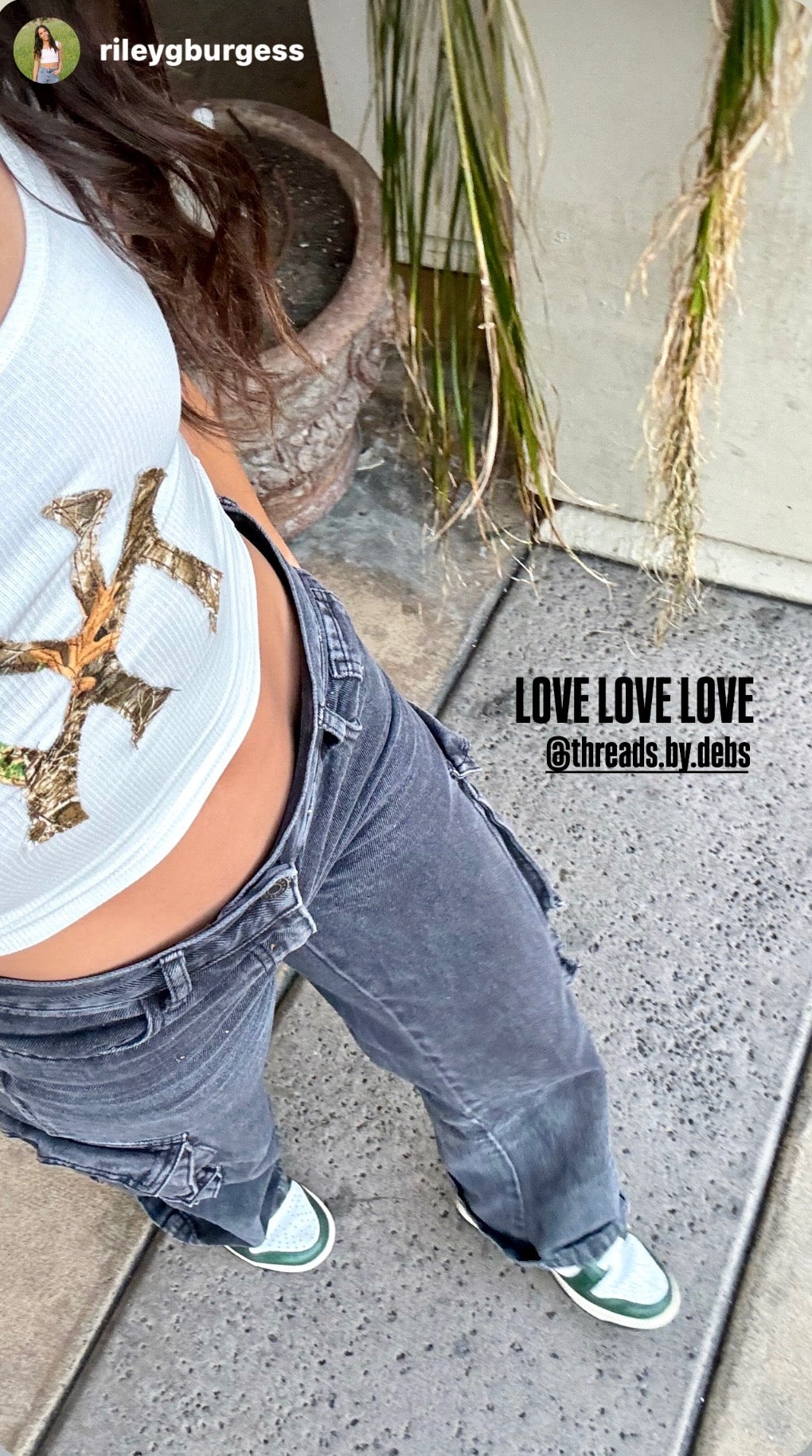White Camo NY Tank Top