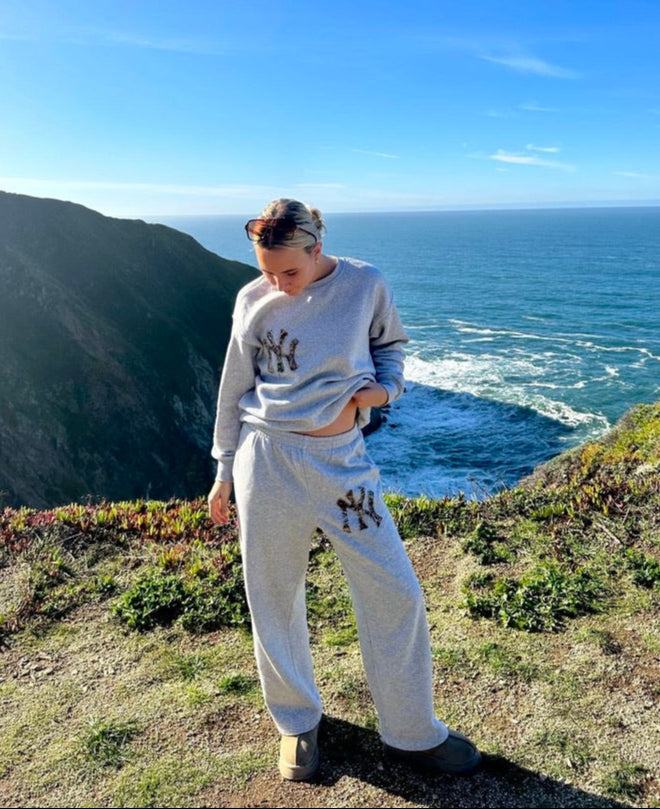 Grey Camo NY Sweat Set