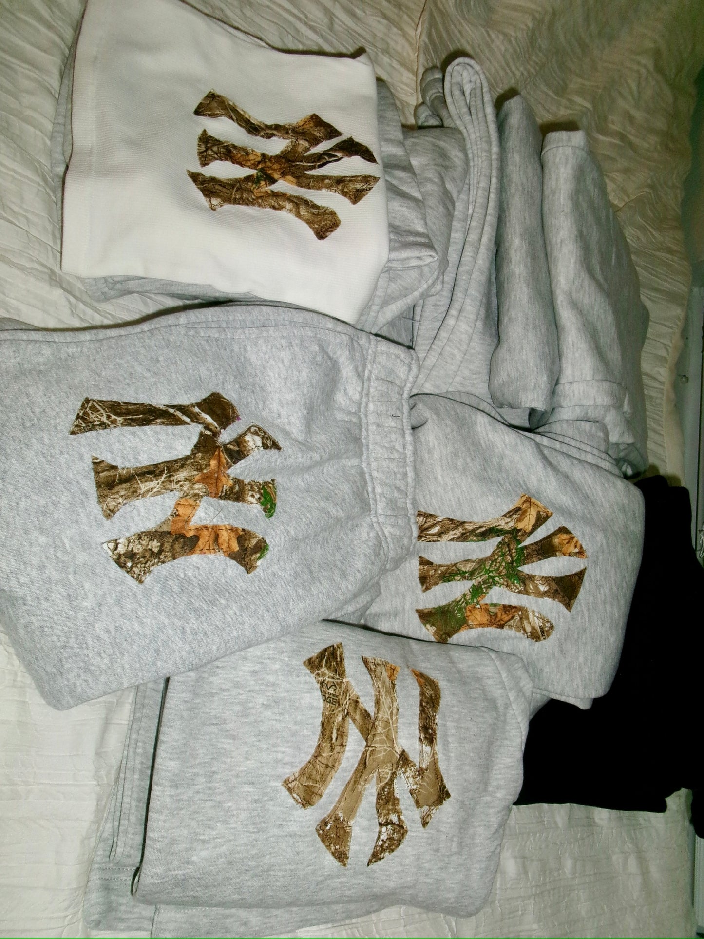 Grey Camo NY Sweatpants