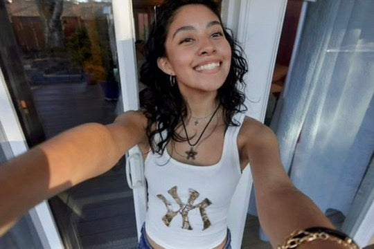 White Camo NY Tank Top