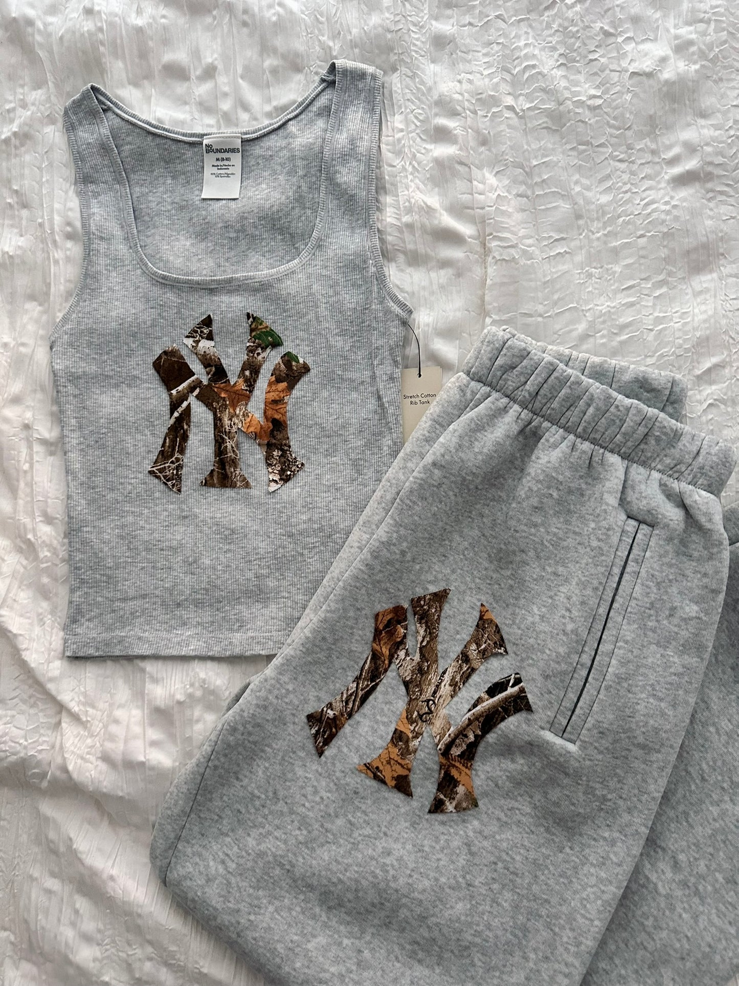 Grey NY Camo Tank-Top